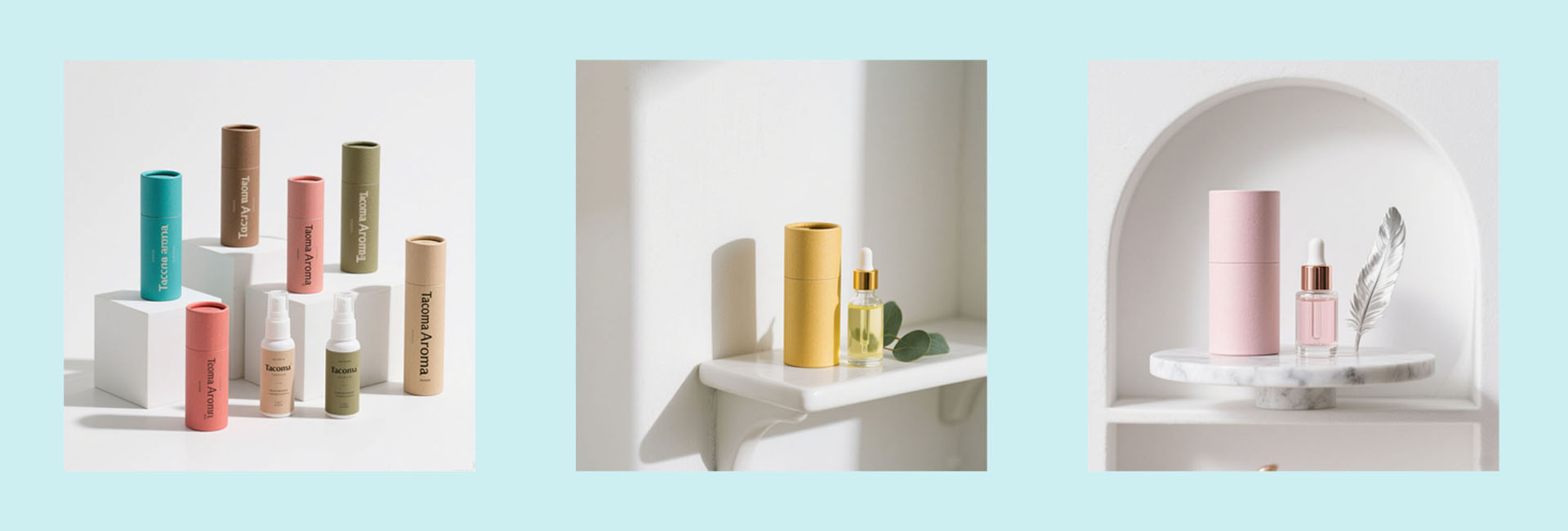 essential oil tube packaging Embalaje de tubo de aceite esencial