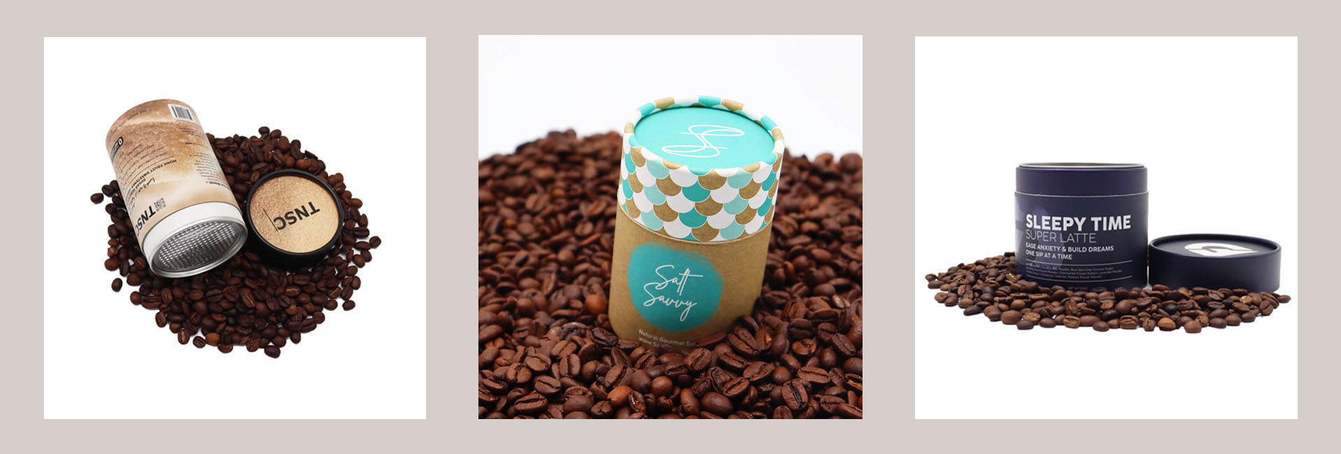 Coffee Tube Packaging Envasado de tubo de café