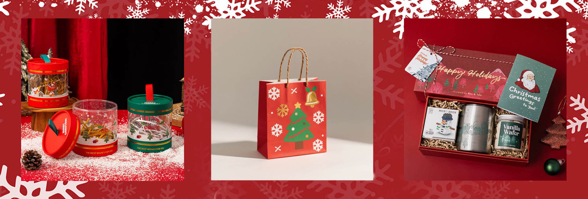 christmas gift packaging Embalaje de regalos de Navidad