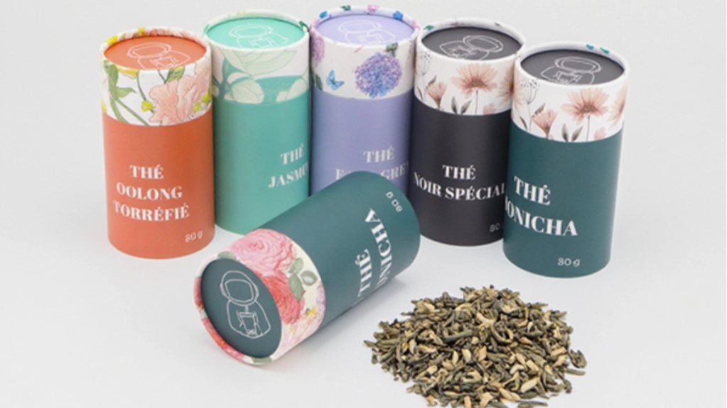 Embalaje de tubo de papel de grado alimenticio