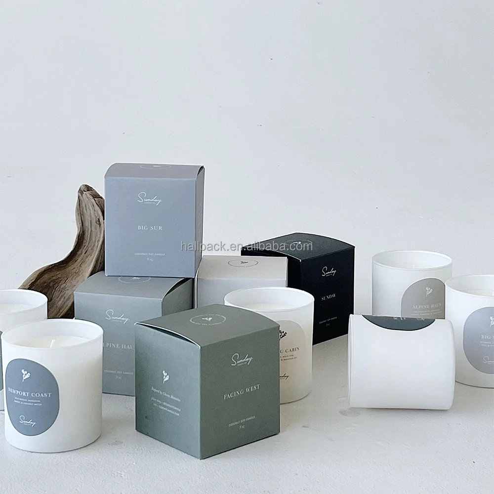 caja de cart&oacute;n para la vela