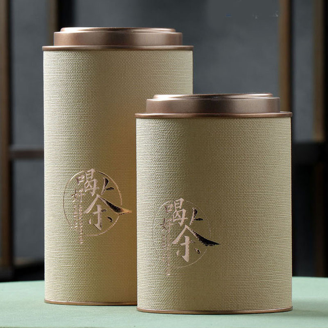 Embalaje de té biodegradable Tubo de papel de grado de comida para granos de café nueces
