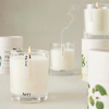 Use el embalaje de papel de papel de papel de aluminio de oro personalizado con tinta de soya impresa para botellas de velas