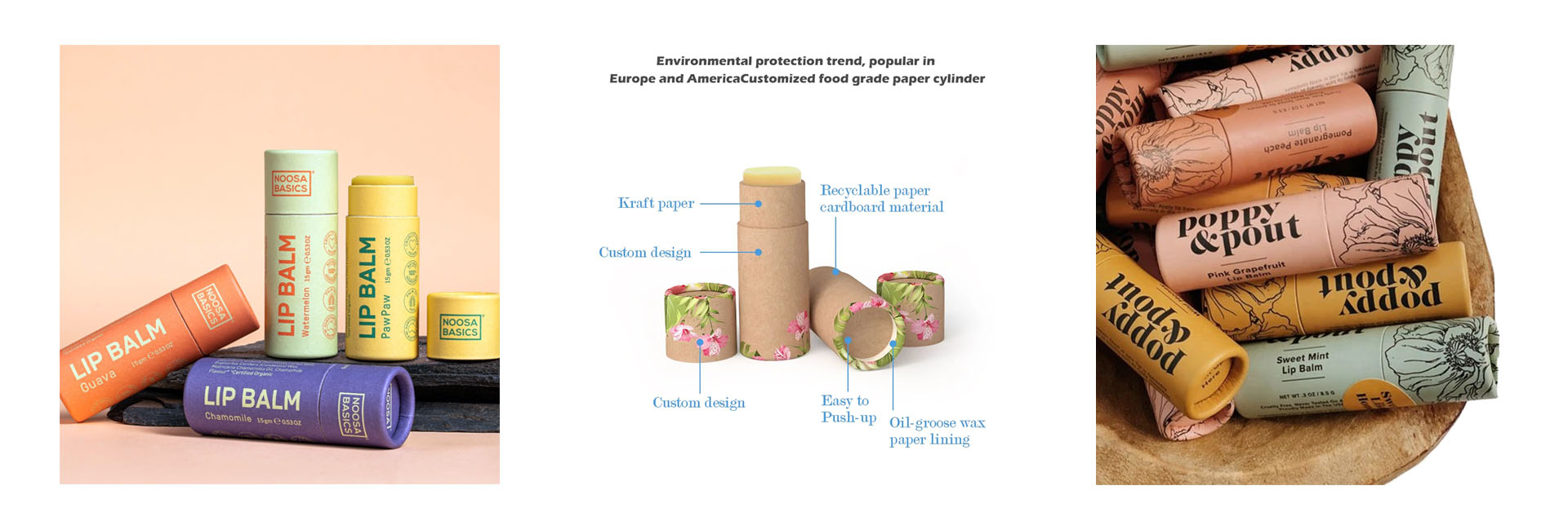embalaje de b&aacute;lsamo labial