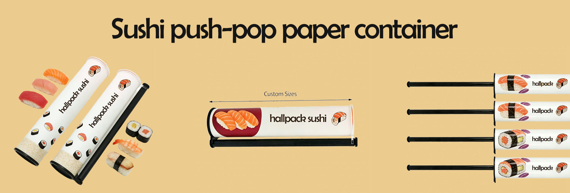 Caja de sushi push pop