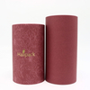 Cartón Kraft reciclable para almacenamiento, cajas de tubos de embalaje de camisetas, papel artesanal en relieve redondo biodegradable