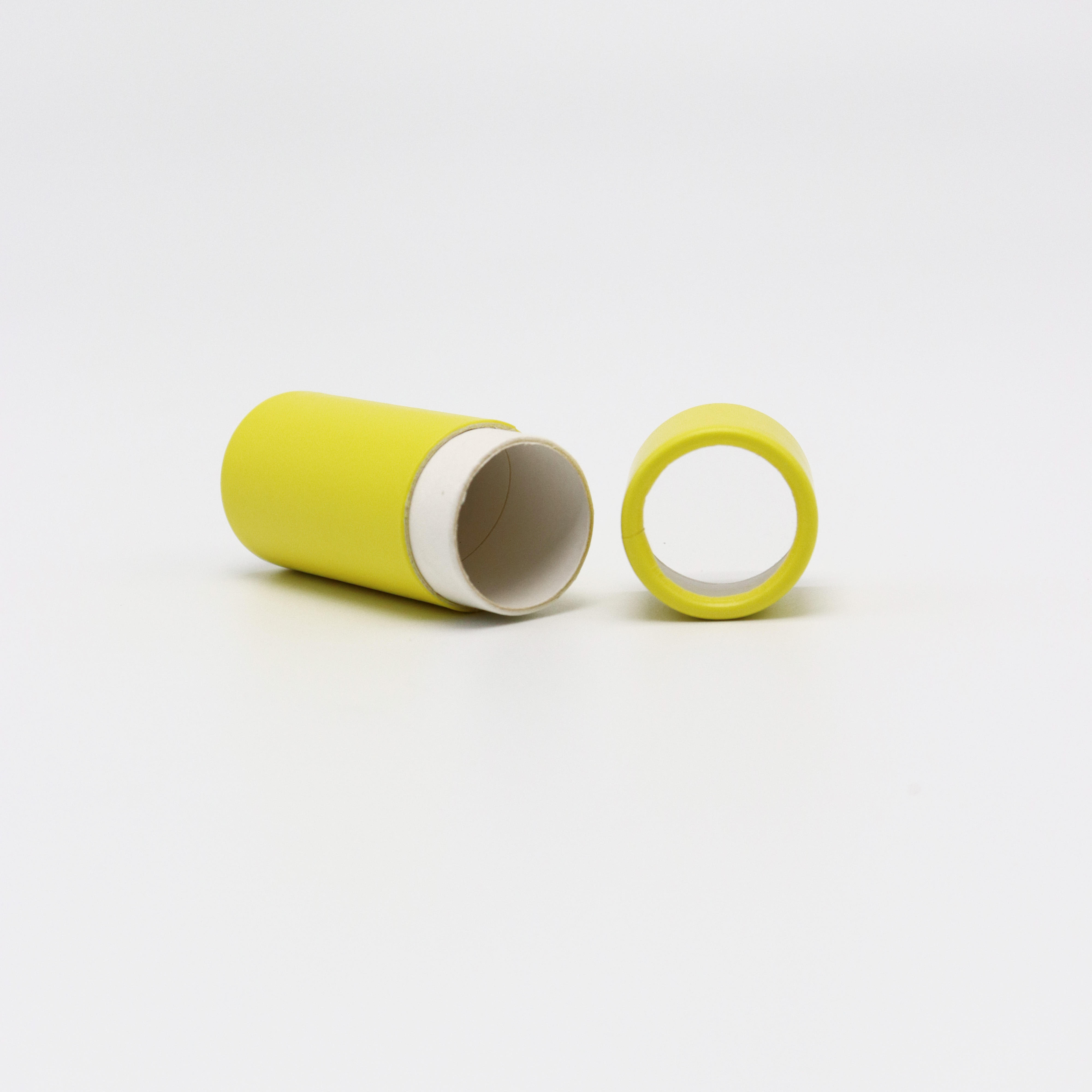 Caja de papel Kraft para cosméticos, tubo de papel de impresión en color, caja de embalaje, tubo de lápiz labial personalizado biodegradable, embalaje de tubo de cartón