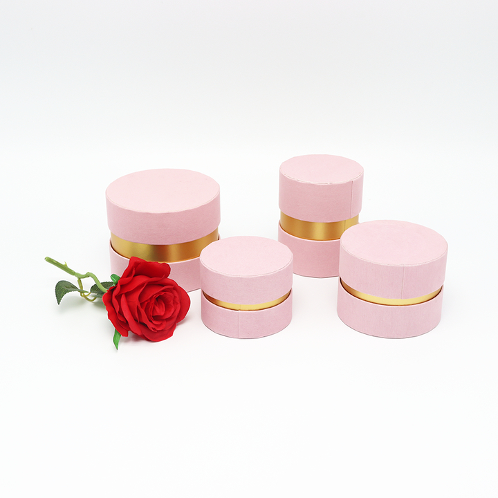 Caja cilíndrica de cartón para joyería de lujo personalizada, caja de tubo redondo empaquetada para reloj, pendientes de piedras preciosas, pulsera y collar
