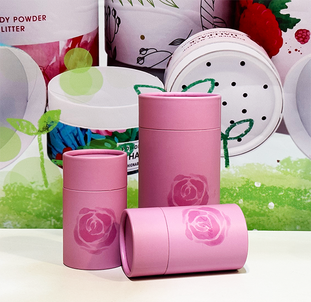 Paquete despegable fácil personalizado biodegradable Hallpack para embalaje de cilindro de papel para café, té y chocolate
