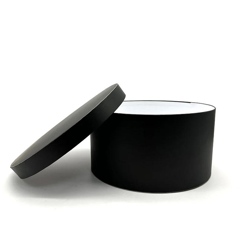 Empaquetado biodegradable del tubo del papel del cilindro del negro de la base del tubo del papel del arte de alta calidad