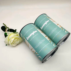 Tubo de papel de calidad alimentaria de alta calidad, embalaje de té estilo lata, embalaje de tubo biodegradable, embalaje de tubo de papel personalizado para alimentos