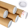 Tubo amistoso de encargo del papel de la caja del cilindro de la cartulina de Eco que empaqueta para el cartel del papel pintado del mapa