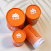 Embalaje personalizado de alta capacidad, tubo de papel, borde de rollo, forma de cilindro, caja de regalo, botella de cosméticos, embalaje de tubo de papel de calidad alimentaria