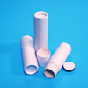 Tubo de papel Kraft con núcleo, tubo de embalaje de papel blanco, brillo de labios biodegradable, tubo de bálsamo labial de papel Push Up