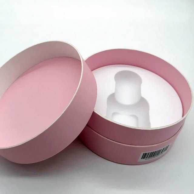 Modifique el cilindro de papel para requisitos particulares para el tarro que empaqueta la caja de papel del tubo redondo de la botella de aceite esencial