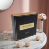 Crema facial Perfume Laminación mate y relieve Estructura rígida Lujosa caja de regalo de joyería de cartón y cuero de primera calidad