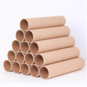 Embalaje de papel Kraft blanco, marrón y negro, pintura de mapa, póster, cilindro de cartón marrón, tubos de papel para correo, envío