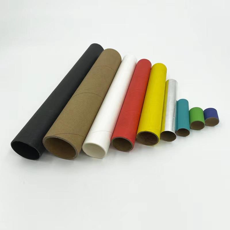 Cilindro de papel de envío de embalaje de tubo de póster A3 hecho en papel kraft marrón especial Eco Stock