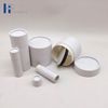 Tubos de papel Kraft personalizables para envases de cigarrillos desodorantes, forma redonda en relieve para uso artesanal de vino, impresiones de logotipos personalizados