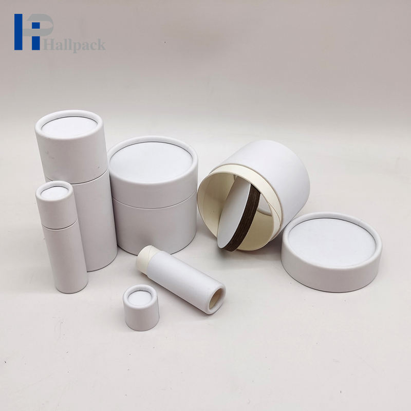 Tubos de papel Kraft personalizables para envases de cigarrillos desodorantes, forma redonda en relieve para uso artesanal de vino, impresiones de logotipos personalizados