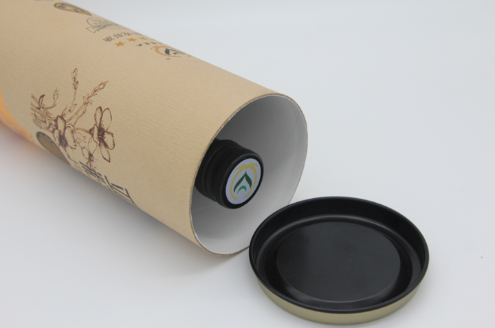 Tubos de envío personalizados Embalaje ecológico Tubos de papel personalizados Blanco Marrón Negro Soluciones de tubos de envío