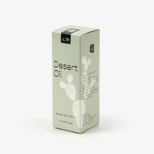 Paquete de caja de papel empaquetado de cartón cosmético personalizado de alta calidad para aceite esencial de esmalte de uñas