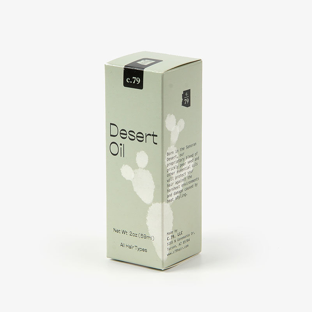 Paquete de caja de papel empaquetado de cartón cosmético personalizado de alta calidad para aceite esencial de esmalte de uñas
