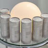 Tubo biodegradable hecho a mano 100% sin plástico, tubo de embalaje de cartón redondo para botella de perfume, aceite esencial