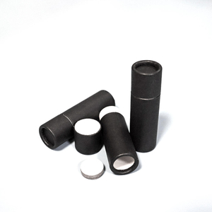 Tubos negros de bálsamo labial de tubo de papel desodorante de 0,4 oz a bajo precio