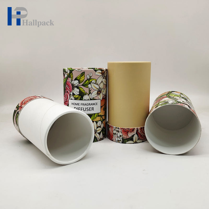 Tablero de papel Kraft mate biodegradable de alta calidad, tubo de papel redondo, toalla, ropa interior, bufanda de seda, embalaje de tubo de papel de regalo