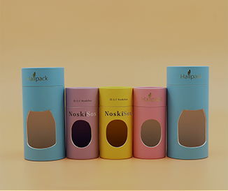 Tubo de papel de comida