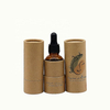 10ml 30ml 50ml 100ml Envases cosméticos Cartón Kraft reciclado Aceite esencial Botella de perfume Envases de tubos de papel marrón