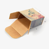 Caja de perfume cosmética plegable, biodegradable, respetuosa con el medio ambiente, con logotipo personalizado, pequeña caja de regalo de embalaje de barra de jabón de papel Kraft