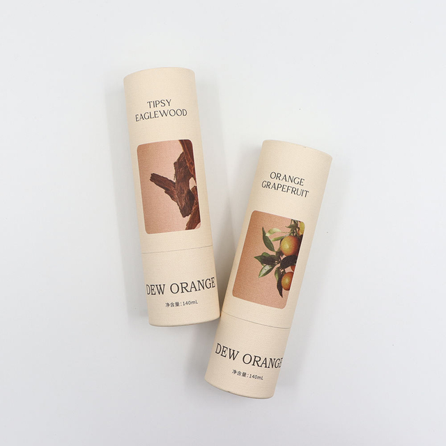 Embalaje personalizado de alta capacidad, tubo de papel, botella de cosméticos, embalaje de tubo de papel de emulsión de aceite esencial