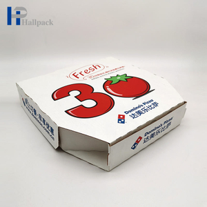 Cajas de pizza de cartón de alta calidad de 10/12/24 pulgadas, caja de papel de embalaje vacía