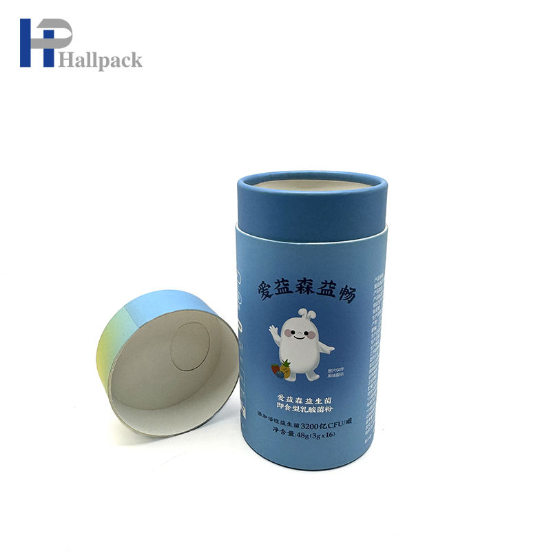 Empaquetado fácil de los tubos del papel de rasgón de los tubos biodegradables redondos vacíos de encargo de la etiqueta privada