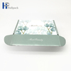 Caja elegante del paquete del regalo de la cartulina de encargo que dobla la caja de papel rígida plegable