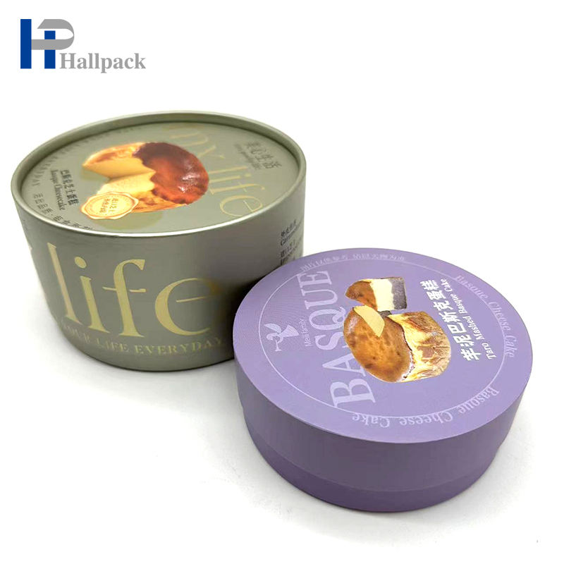 Tubo de papel de embalaje de pastel redondo biodegradable de calidad alimentaria del fabricante