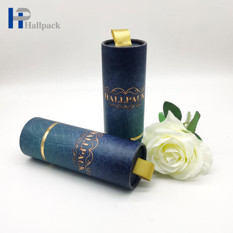 Tubo cosmético a todo color amistoso del papel de la botella de aceite esencial del tubo del papel de impresión de Eco