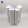 Tubo de papel de envío blanco de cilindro biodegradable personalizado de suministro de fábrica