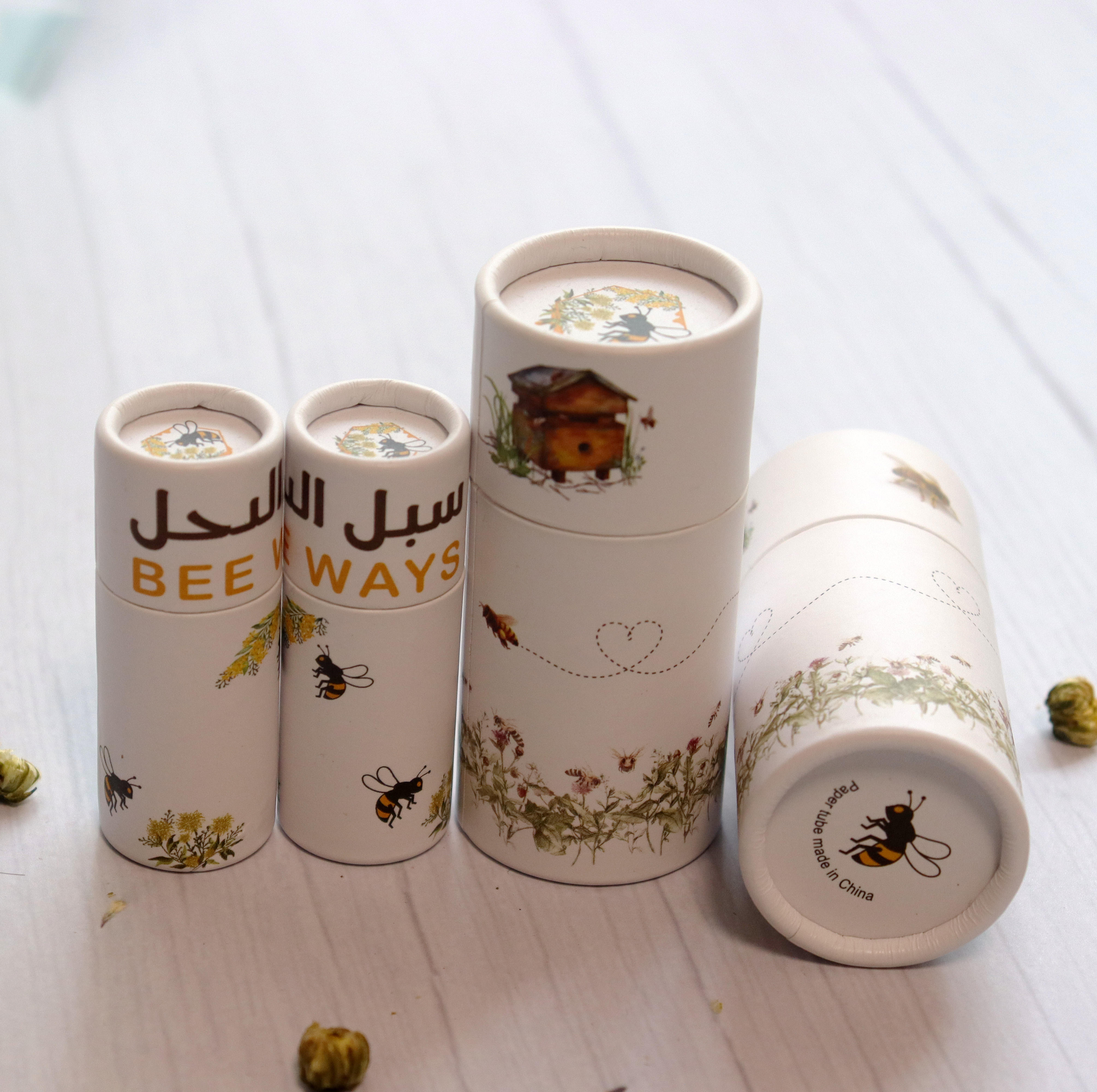 Firstsail diseño personalizado grano de té suelto cilindro inteligente cartón respetuoso con el medio ambiente café de calidad alimentaria tubo de papel de embalaje