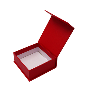 Embalaje de caja en forma de libro de papel para aretes Jewelry Gift Design Square Magnetic Carton