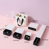 Joyería Embalaje Cajón corredizo Joya de papel de regalo para aretes Rings Mira