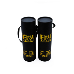 Embalaje de tubos de papel de cartón Kraft de cilindro redondo reciclado de fábrica