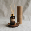 Compuesto biodegradable Elegante Embalaje Kraft Paper Cylinder para botella de difusor