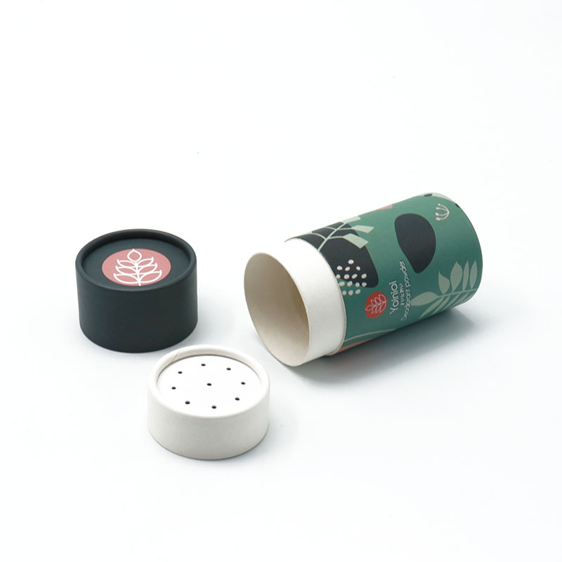 Embalaje de papel biodegradable Embalaje de tubo de papel de grado alimenticio para sal con sal