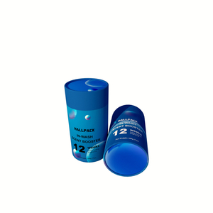 Logotipo personalizado, tubo de cartón de forma redonda, papel biodegradable, embalaje Push Up para refuerzo de aroma de lavado cosmético