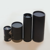 Empaquetado biodegradable del tubo del papel del cilindro del negro de la base del tubo del papel del arte de alta calidad