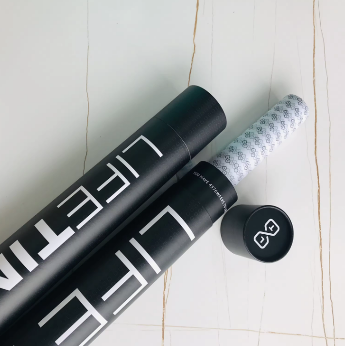 Tubos de papel de calidad alimentaria Kraft personalizados, tubo de envío de cartón, tubo de papel cilíndrico redondo