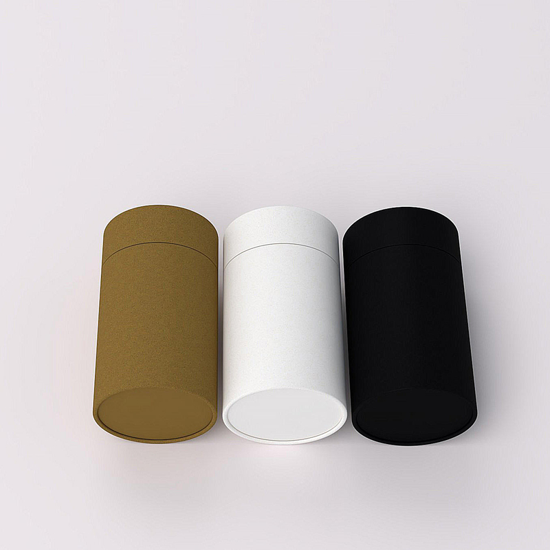 Tubo de papel de cartón cilíndrico para embalaje de café, bebidas, jugo, champán y tequila, duradero y resistente
